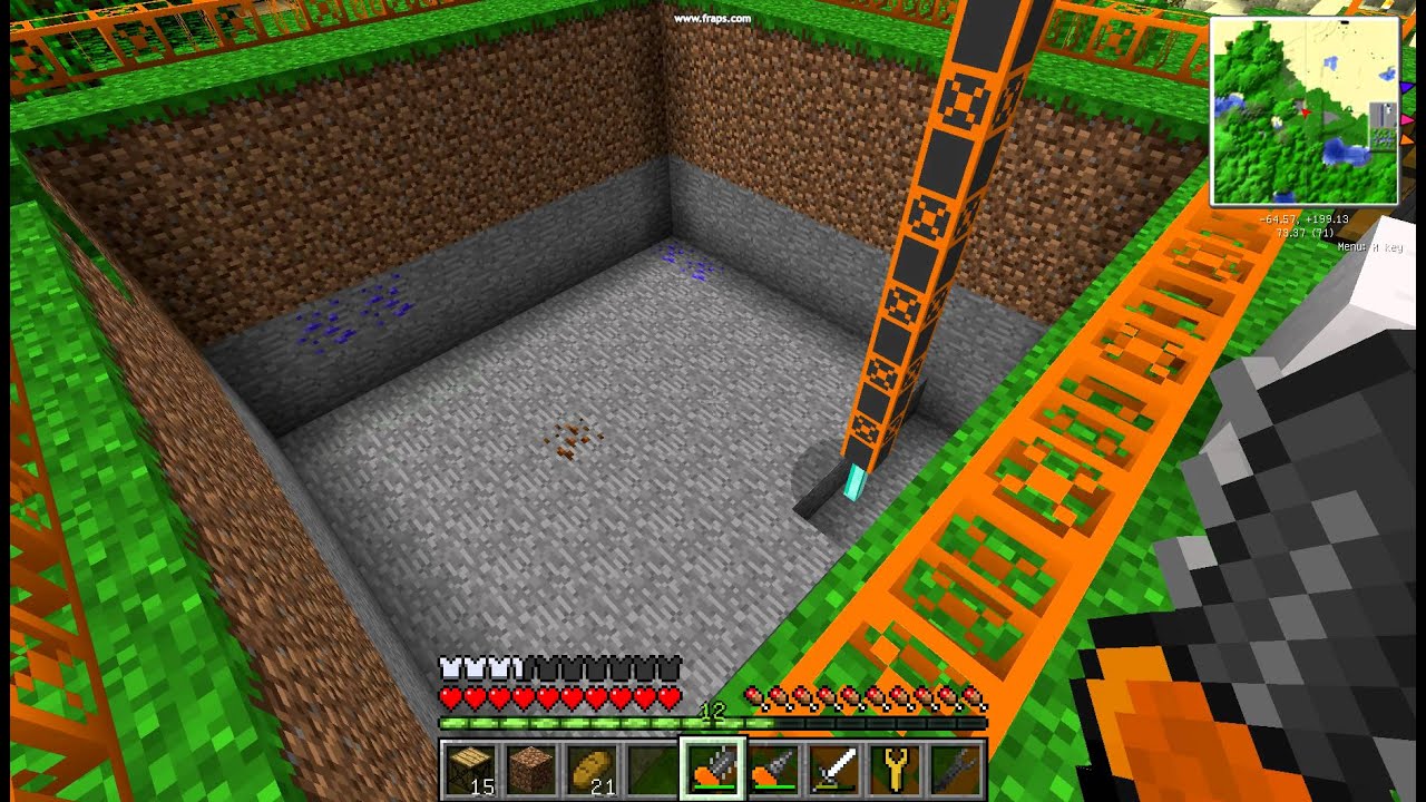 Minecraft 全自動直下掘りシステム Quarry Youtube Minecraft 全自動直下掘りシステム Quarry Youtube