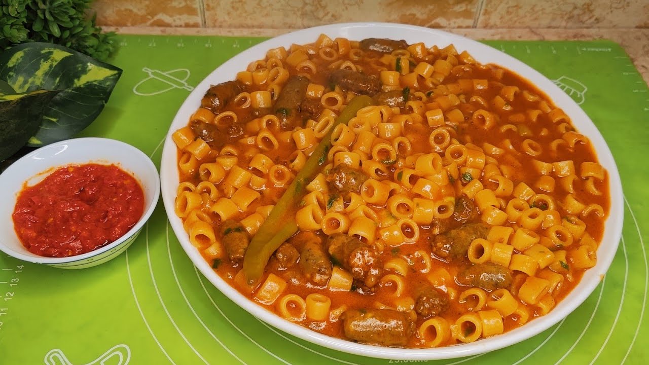 المكرونه المبكبكه بالسدق من الوصفات الحلوه في شهر رمضان وكمان في الشتاء 