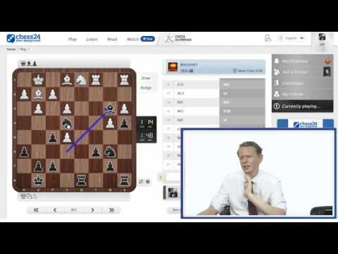 Banter Blitz: Jan Gustafsson vs. chess24 user MrTactics 