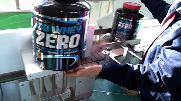 round bottle labeling machine for big jar