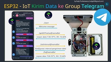 12 ESP32 IoT - Kirim Data Sensor ke Group Telegram
