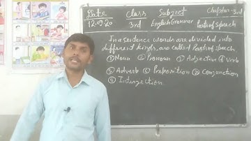 Class - 3rd English Grammar Chapter- 3rd by shriram Sahani