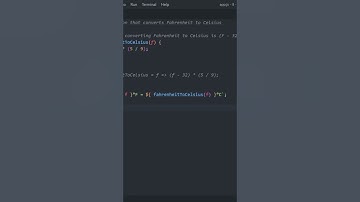 Create a function that converts Fahrenheit to Celsius | JS Exercise 8