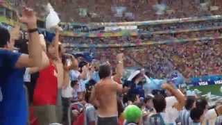 Soy Argentino es un Sentimiento HD - World Cup 2014 - Argentina v. Belgium - Hinchada Argentina