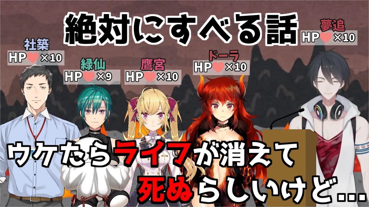 【にじさんじ切り抜き】絶対にすべる話ですべらない話をしてしまう鷹宮リオンだったが...？