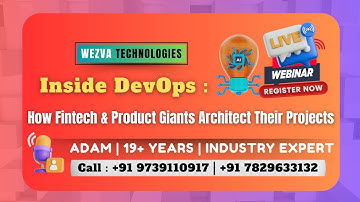 Inside DevOps : How Fintech & Product Giants Architect Their Projects ¦ Part-I ¦ 📞Call 7829633132
