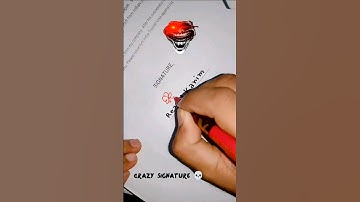 best signature in the world 😱💀 #shorts #signature #calligraphy #logo #sign #lettering #rkcreativebd