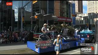 Global News: Coding for Veterans float in Calgary Stampede 2025