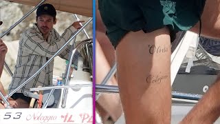 Harry Styles Shows Off Olivia Tattoo During Vacation in Italy