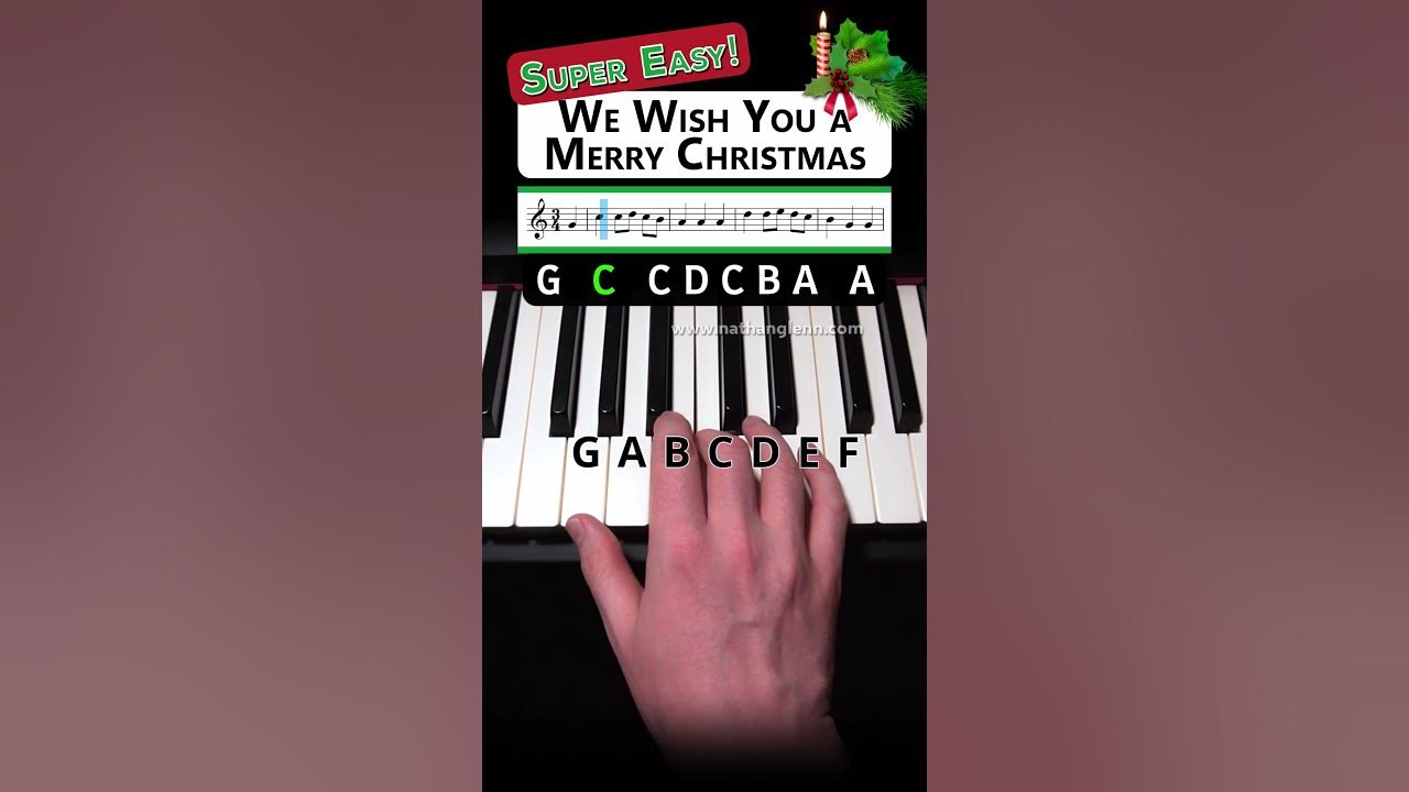 We Wish You a Merry Christmas Easy Piano Tutorial! πππΉ We Wish You a Merry Christmas Easy Piano Tutorial! πππΉ