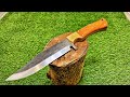 Making a Bowie Knife With a basic Tool | DIY