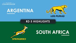 Thumbnail for HIGHLIGHTS | ARGENTINA v SOUTH AFRICA | The Rugby Championship 2024