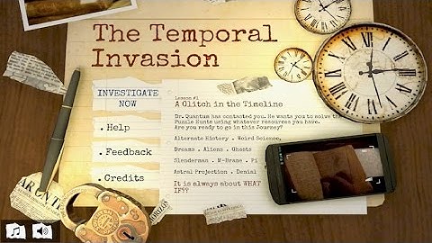 The Temporal Invasion  A Realistic Riddle Game Official Trailer
