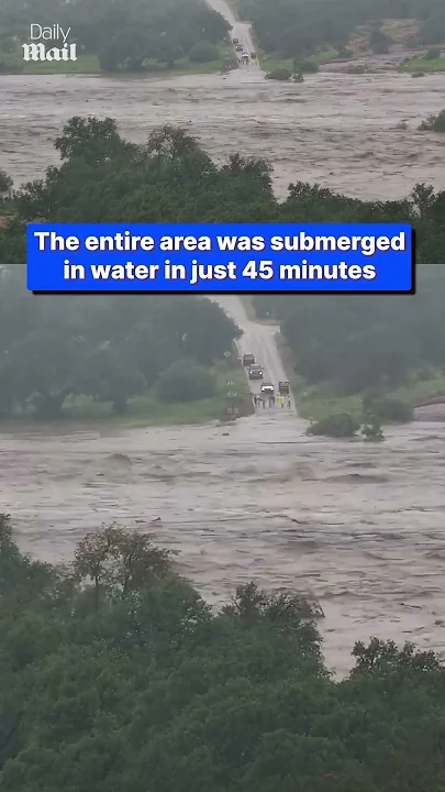 Timelapse Shows Texas’ Llano River Completely Flood in Just Minutes