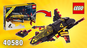 LEGO Icons Blacktron Dark Hornet MOC (356 pcs)[40580] Alterante Build | Instructions | TBB