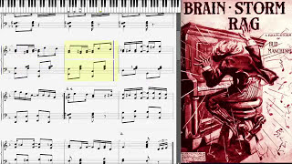 Brain-Storm Rag by E. J. Stark (1907, Ragtime piano) chords