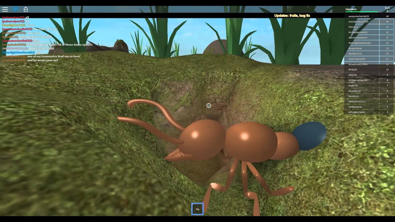 Roblox Ant Simulator Lets Play Ep1 Giant Spiders - roblox ant simulator how to dig roblox speed simulator x