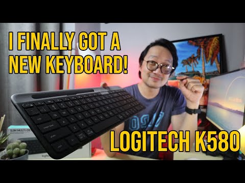 Reviewing my new keyboard. Logitech K580