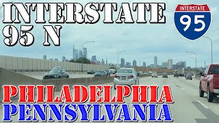 I95 North  Baltimore, MD to Philadelphia, PA  4K Highway Drive