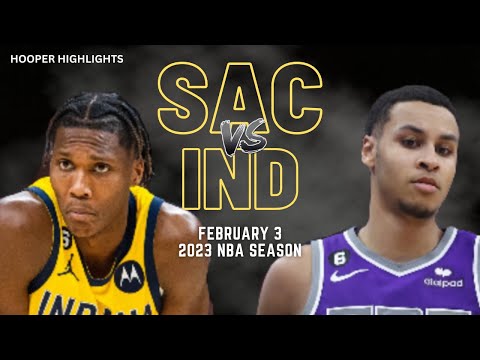 Sacramento Kings vs Indiana Pacers Full Game Highlights | Feb 3 | 2023 NBA Season