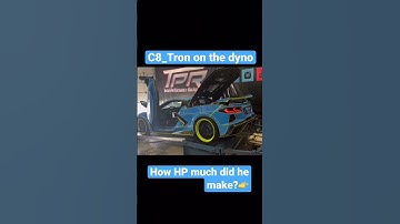 C8 Tron on the DYNO - Crazy C8 Corvette - What Z06?