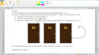 MA 381: Section 3.4: Monty Hall Problem Profile