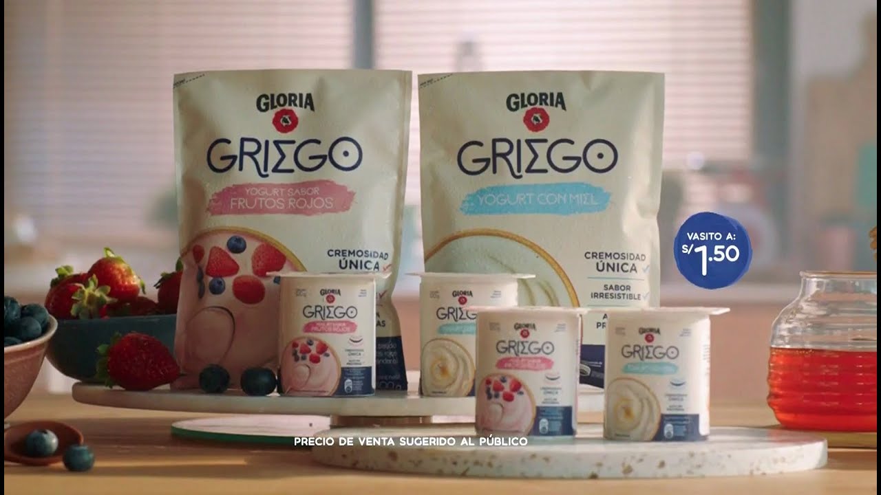 Yogurt Griego GLORIA (Perú 2022) YouTube