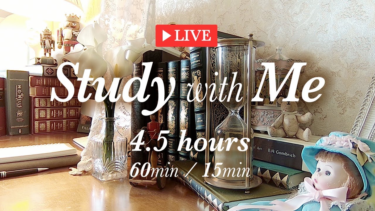 [22/11/16] Study with Me(4.5 hours) : Cozy Victorian Room Ambience ...