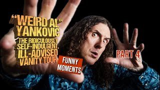 Weird Al Vanity Tour Funny Moments - Part 4 (audio-only)
starting in june last year, every morning i listened to a vanity tour concert and rollerbladed in an empty high school parking lot until it finished. youd think id know how to stop on rollerblades by now ;-;
Buy tickets to The Unfortunate Return of The Ridiculously Self-Indulgent Ill-Advised Vanity Tour here: https://www.weirdal.com/tour/
Audio Source: https://www.stitcher.com/show/weird-al-yankovic-the-ridiculously-selfindulgent-illadvised
~
TikTok: https://www.tiktok.com/@dysequilibrium/
Tumblr: https://mr-frump-in-the-iron-lung.tumblr.com
Instagram: https://instagram.com/dysequilibrium/ Weird Al Vanity Tour Funny Moments - Part 4 (audio-only)