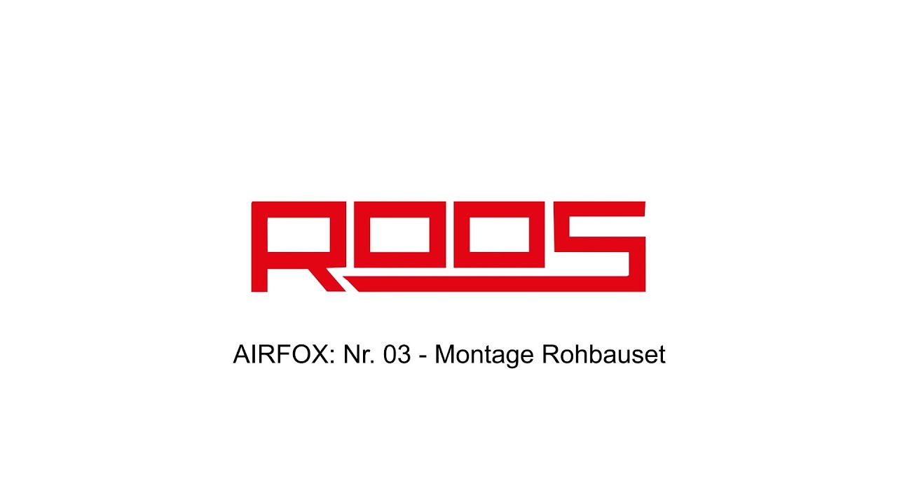 New Update ROOS AIRFOX dezentrale Lüftung Montage des Rohbausets
