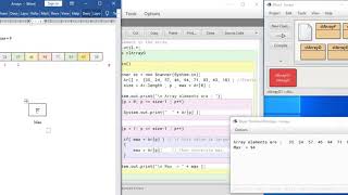 Java Programming - Array Handling - G ; Printing the largest element of an array