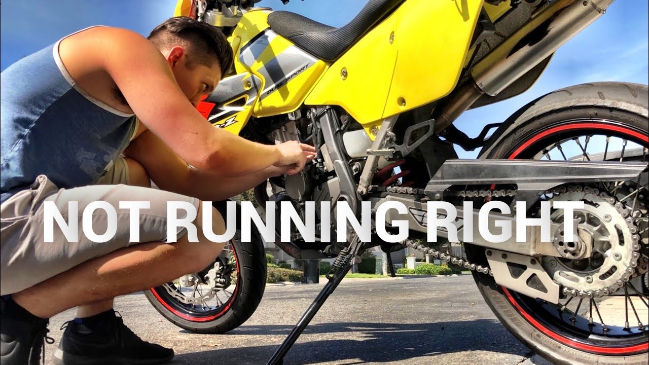 DRZ 400 PROBLEMS IDLE ADJUSTMENT YouTube