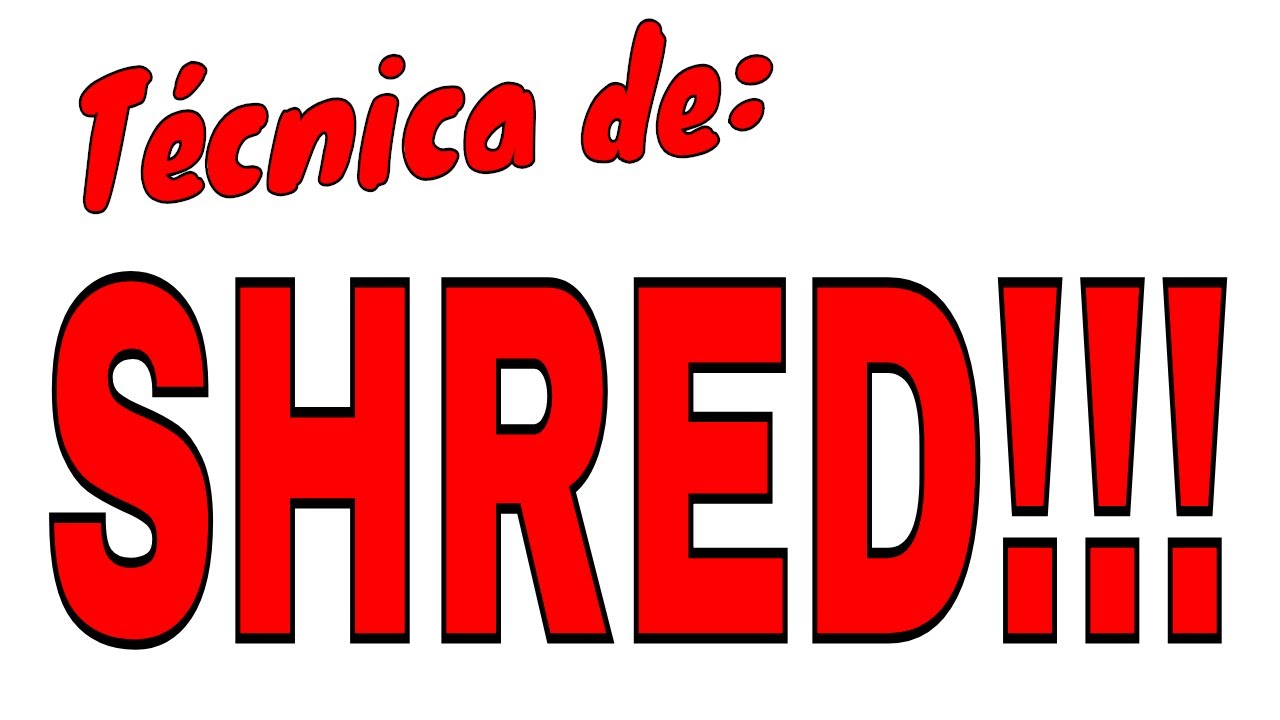 Técnica de Shred: Estilo Yngwie Malmsteen