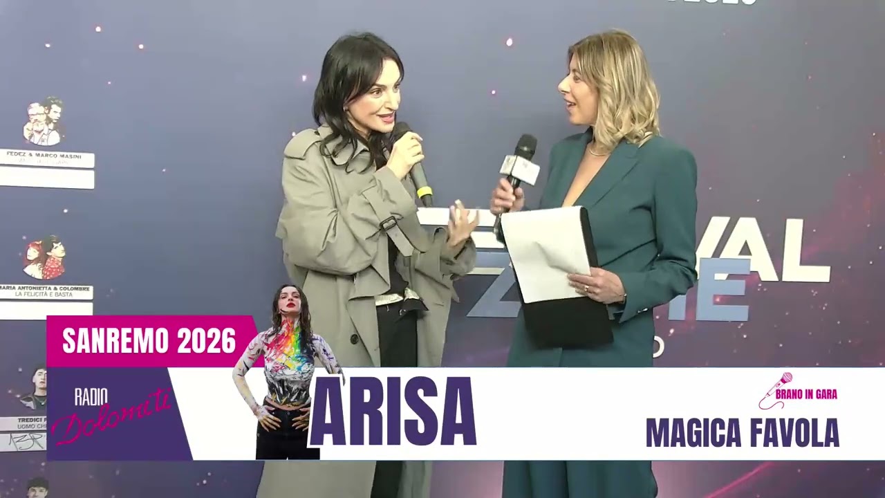 🎵🌸SANREMO 2026 - Intervista ad ARISA