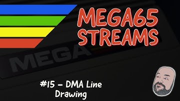 Mega65 Stream - DMA Line Drawing 12-06-21