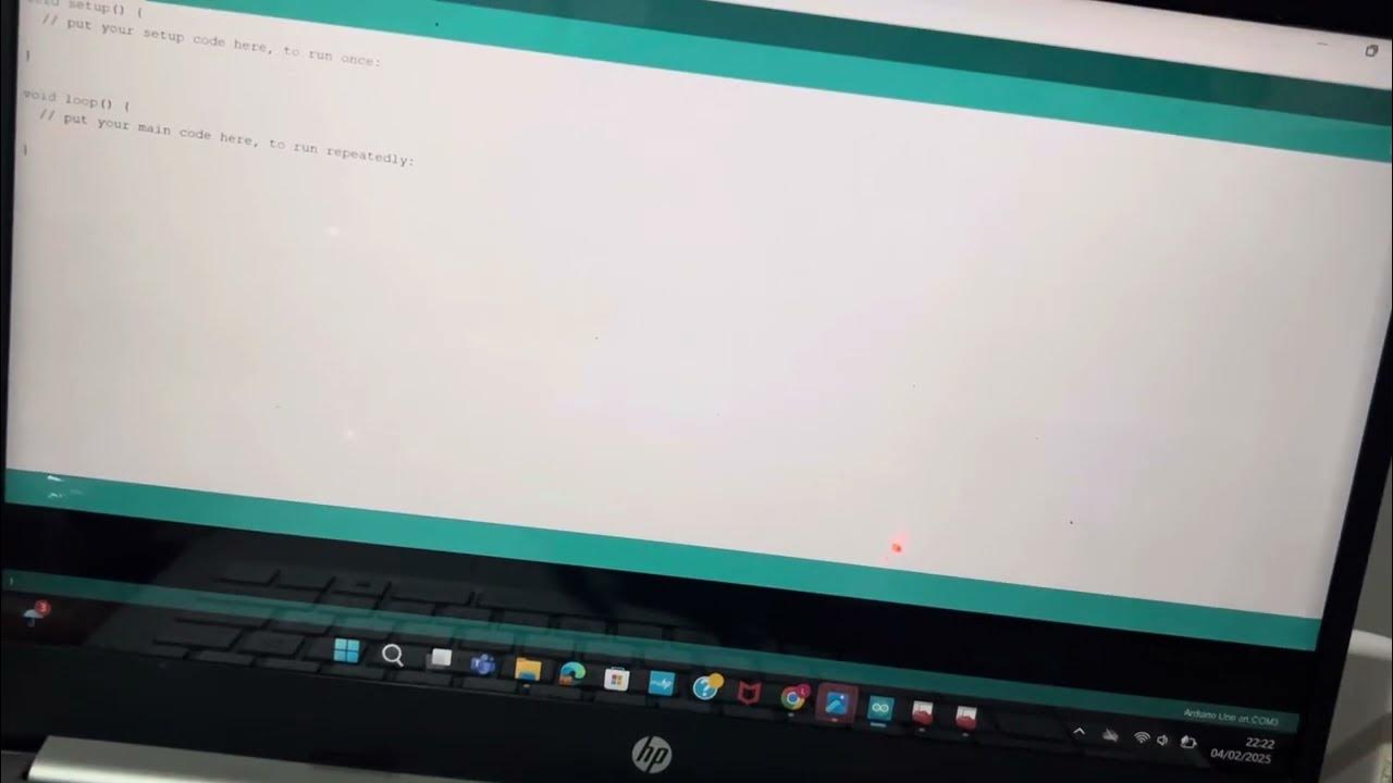 Day-6 menguhubungkan arduino uno fisik ke leptop - YouTube