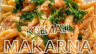 Krema Soslu Tavuk Lu Makarna Penne Arabiata