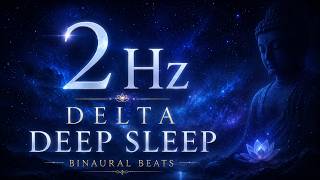 2 Hz Delta Deep Sleep | Evolving Binaural Harmonic Soundscape | 4 Hours.