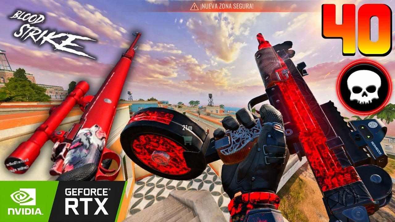 BLOOD STRIKE - 40 KILLS RANDOM SQUAD - UZI + KAR98 - INSANE GAMEPLAY ULTRA GRAPHICS RTX 3060