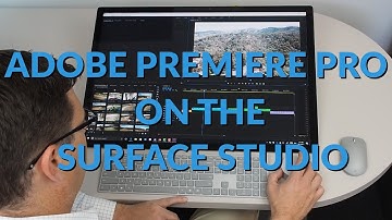 Adobe Premiere Pro on the Surface Studio