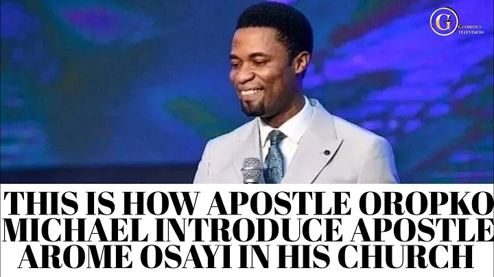 THIS IS HOW APOSTLE OROPKO MICHAEL INTRODUCE APOSTLE AROME OSAYI IN HIS CHURCH