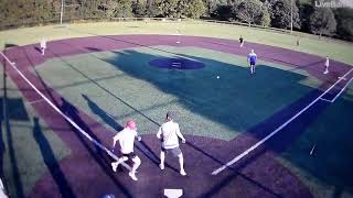 Columbus Fire s Lohr hits inside the park home run vs Midnight Tokers at Berliner Park