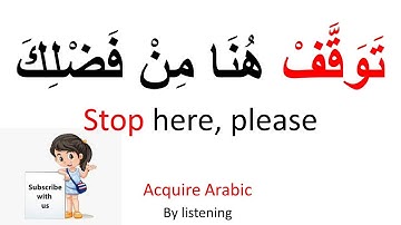 Learn Arabic in 10 Minutes  -  All basics every  beginner needs.