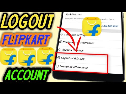 How to Logout FlipKart Account