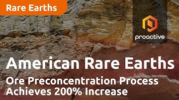Groundbreaking Ore Preconcentration Process Achieves 200% Increase in Rare Earth Elements
