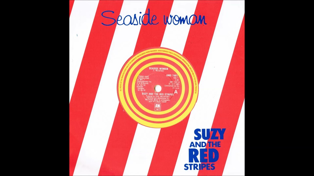 Suzy And The Red Stripes - B-Side To Seaside (Single Version) - Vinyl recording HD
