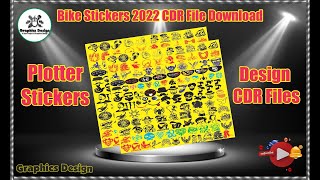 Plotter Stickers Design CDR Files (CorelDRAW) Download | Bike Stickers 2022 || # Graphics Design