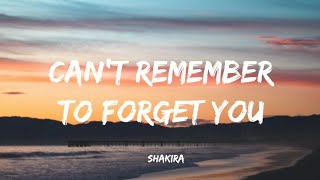 Shakira - Can't Remember To Forget You | Lyrics