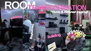 EXTREME Room Transformation/Makeover// pinterest & tiktok inspired