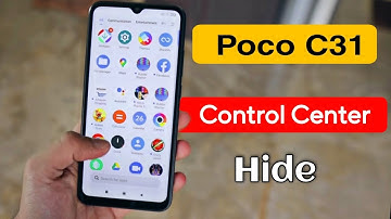 Poco C31: How to Hide Control Center/Notification Panel on Lock Screen